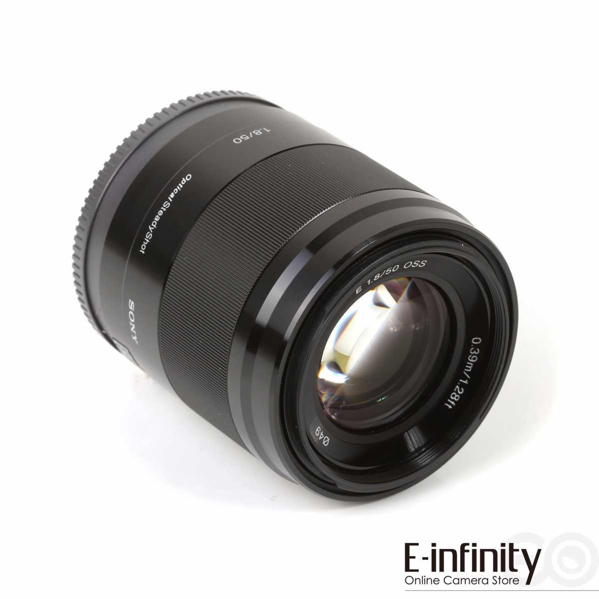 Buy Sony E 50mm F1.8 OSS E-mount Lens SEL50F18 (Black) - E-Infinity