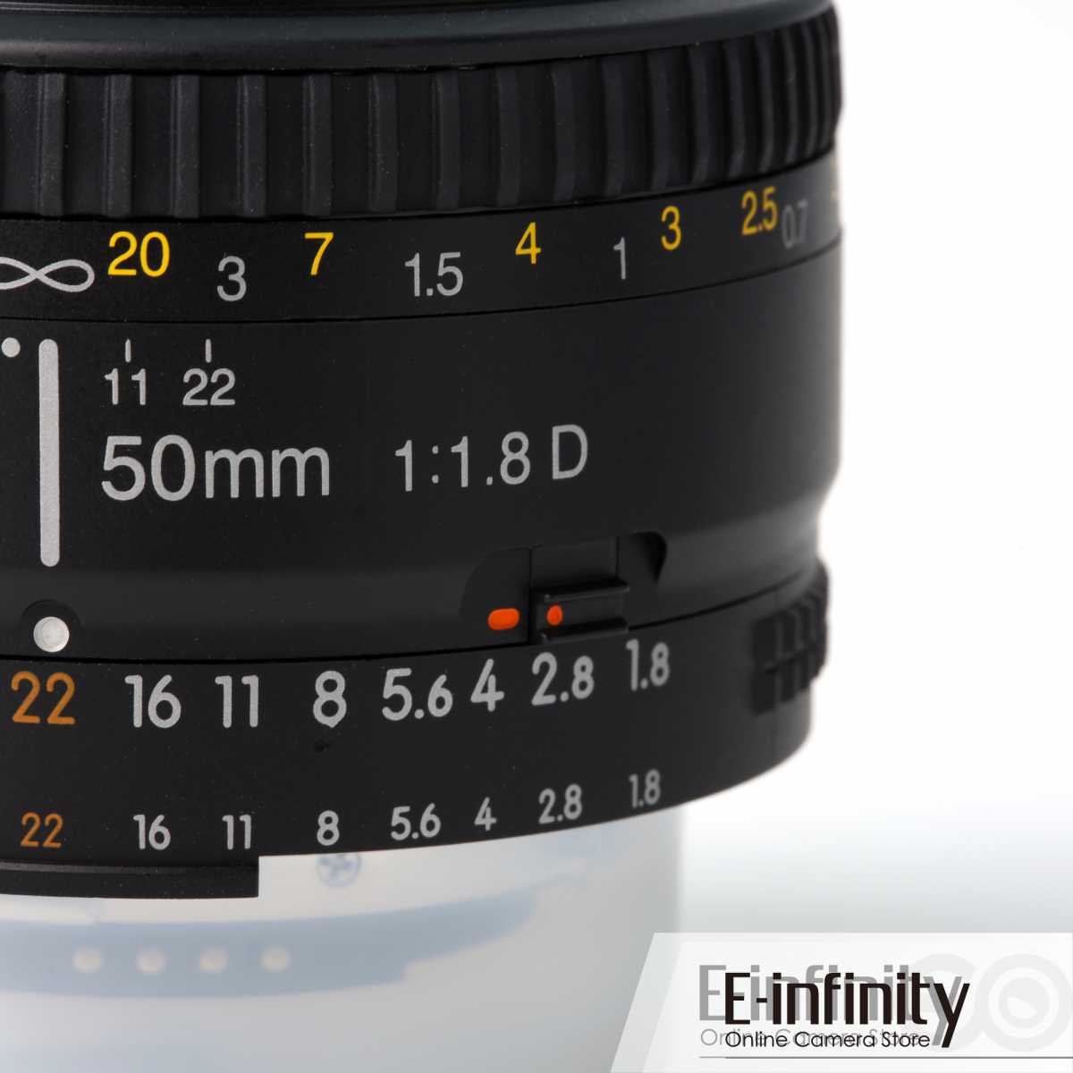 Buy Nikon Nikkor AF 50mm F/1.8D Lens - E-Infinity