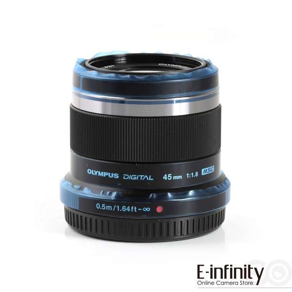 Buy Olympus M.ZUIKO DIGITAL ED 45mm f/1.8 Lens (Black) - E-Infinity