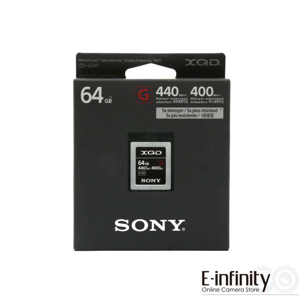 Buy Sony 64GB XQD G Series Memory Card QD G64F E Infinity